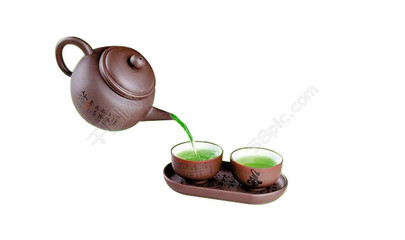 素雅茶韻，觸手可及 清新褐色茶具實物模板賞析